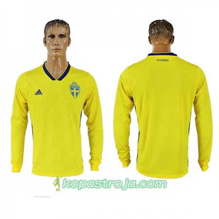 Billiga Fotbollströjor Sverige WM 2018 Hemma tröja Långärmad